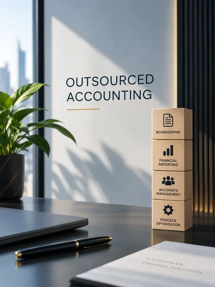 Outsourced accounting support for a growing business