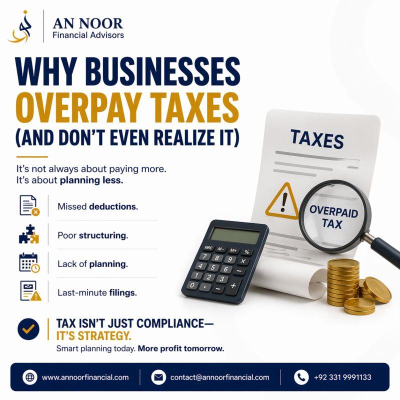 Why Businesses Pay More Tax Than They Should: The Cost of Poor Planning